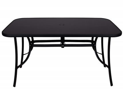 Tuinset | Tuinset 4 Persoons | Tuinsets | Tuintafel & Tuinstoelen | 4 Personen | Zwart