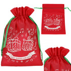 Kerstzak | Cadeautas | Rood/Wit/Groen
