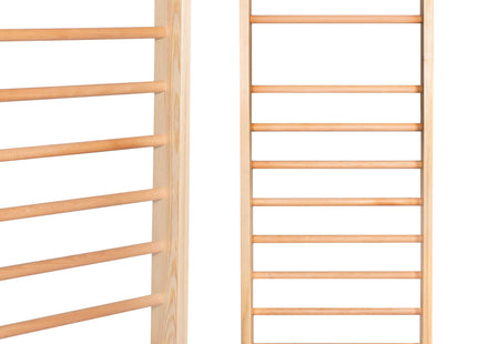 Klimrek | Wandrek | Gymnastiekladder | Revalidatie Ladder | Hout | 1,95 m