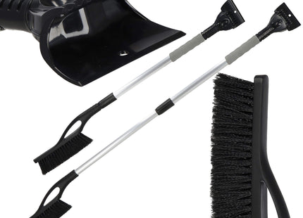 IJskrabber - 2 in 1 - Telescoopsteel - Sneeuwborstel - Ruitenkrabber - Auto - Accessoires - Winter