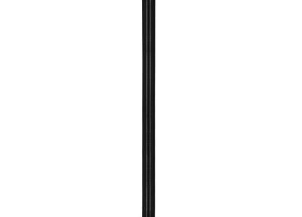 Toiletrolhouder | Metaal | Zwart | 52 cm
