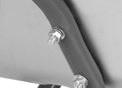 Kruiwagen | Kruiwagenwiel | 65L | 120kg Draagvermogen | Zilver/Oranje