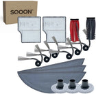 SQOON® vervangingsset geschikt voor Roborock Saros 10 - 15-delige onderhoudskit voor robotstofzuiger