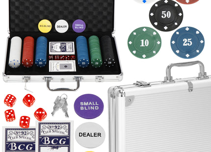 Pokerset - 300 Chips - Inclusief Koffer - Poker