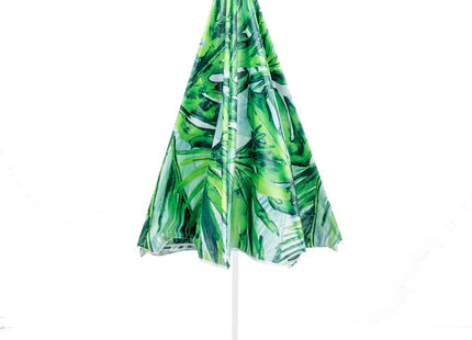 Parasol | Strand Parasol | Parasols | Opvouwbaar | 160 cm | Groen/Wit