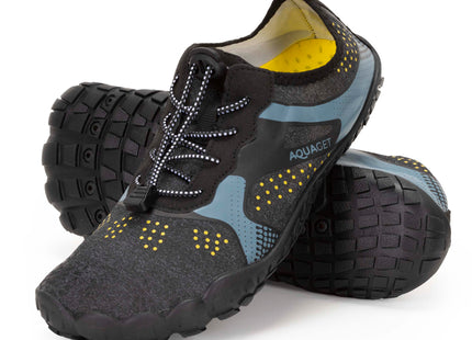 Waterschoenen - AQUA Shoes - Sneldrogend - Rubber - Unisex - Zwart/Blauw - Maat 45