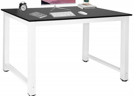 Eettafel | Tafel | 110 x 60 cm | Wit/Zwart