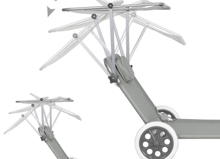 Ligstoel | Ligbed | Verstelbaar | Ergonomische Vorm | Grijs