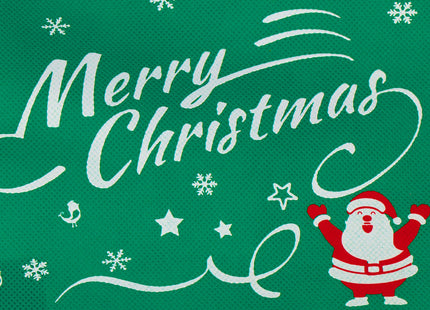 Kerstzak | Cadeautas | Groen/Wit