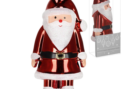 Kersthanger | Kerstman | Kerstboomhanger | Wit | Rood | Kunststof | 12 cm