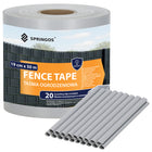 Vlechtband | Privacyfolie | Vlechtband Voor Tuinafsluiting | PVC | 50 m | 450 g/m² | 19 Cm | Grijs