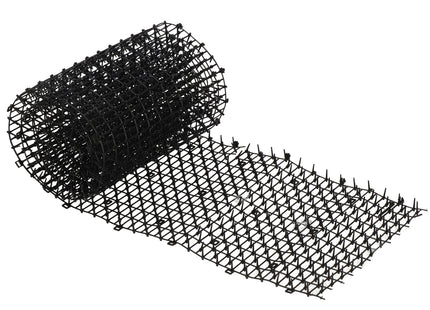 Dierwerende Mat - Katten - Vogels - Verjager - Met Ankers - Herbruikbaar - Duurzaam - 200 x 29,5 cm - Zwart