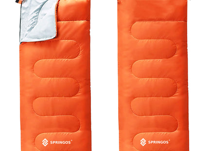 Slaapzak | Slaapzakken | Dekenmodel | Inclusief Draagtas | 205 x 73 cm | Oranje