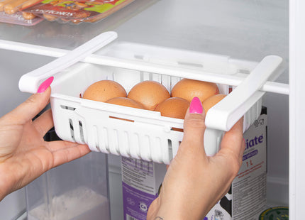 Koelkast Organizer - Inzetstuk - Multifunctioneel - Wit - Koelkast