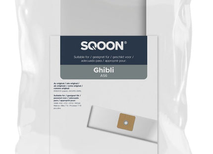 SQOON® Stofzuigerzakken  Geschikt voor Ghibli AS6 - 5 Stuks
