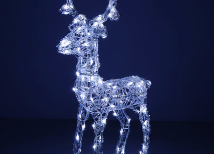 Rendier | 100 LED Lampjes | Koel Wit