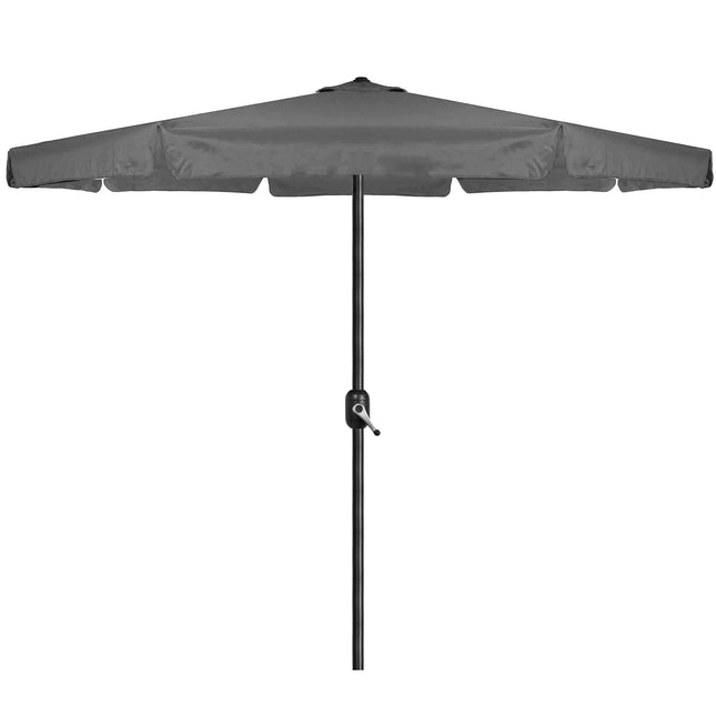 Parasol | Parasols | Kantelbaar | Met Ventilatie | Donkergrijs | 410 cm