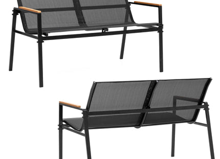 Tuinset | Tuinset 4 Persoons | Tuinsets | Tuintafel & Tuinstoelen & Tuinbank  | 4 Personen | Zwart