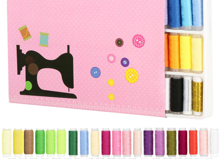 Naaiset | Naaigaren | Inclusief Doosje | 39-Delig | Multicolor