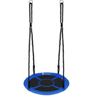 Nestschommel | Kinderschommel | Ø110 CM | Max 150 KG | Blauw/Zwart