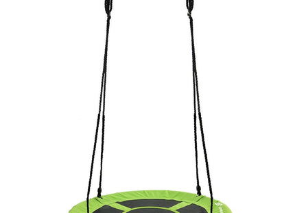 Nestschommel | Kinderschommel | Ø90 CM | Max 150 KG | Groen/Zwart