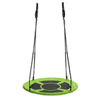 Nestschommel | Kinderschommel | Ø90 CM | Max 150 KG | Groen/Zwart