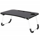 Laptoptafel | Bedtafel | Tablethouder | Laptopstandaard | 60 x 40 cm | Zwart Hout