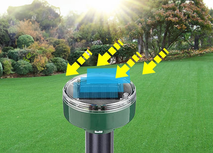 Mollenverjager - Mollenbestrijding -Diervriendelijk - Solar - 4 Stuks