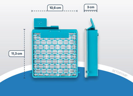 SQOON® XL Filterset geschikt voor Miele Boost CX1 stofzuiger - 2 STUKS - Gelijk aan model: SF-HY 60 - Vervangt HEPA-filter 11639240 - Voor schone en allergievrije uitblaaslucht
