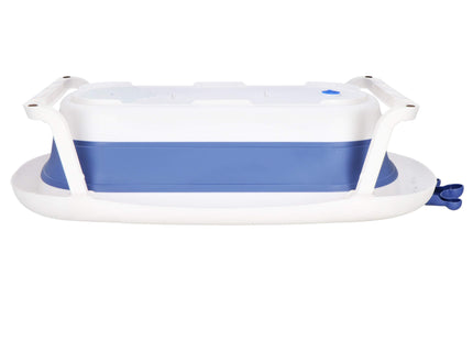 Opvouwbaar Baby Bad - Opvouwbaar - Tot 12 Maanden - 40 L - Blauw - Wit - 83 x 50 x 22,5 cm