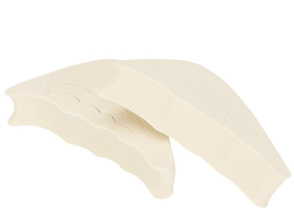 Voorvoetkussen - Schoenvuller - Inlegzool -Pijnverlichting -  Pads - Filler - Hakken - Crème - 2 Stuks