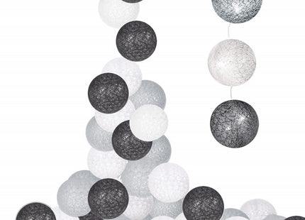 Fairy Lights | 2 m | 10 LED | Grijs/Wit/Zwart