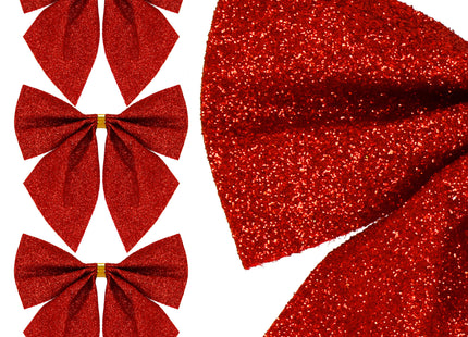 Kerstversiering | Kerstdecoratie Voor Binnen | Kersthanger | Kerststrik | 3 Stuks