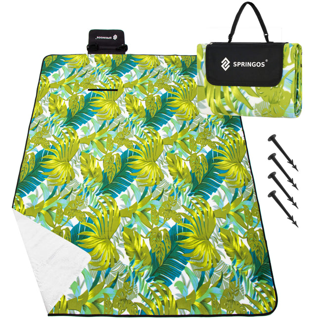 Picknickkleed | Picknickdeken | Buitenkleed | Picknick | 200 x 200 cm | Groen