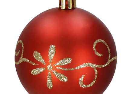 Kerstballen | 30 Stuks | 6 cm | Rood/Groen/Goud