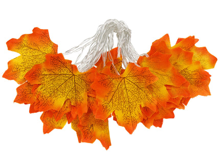 Halloween Decoratie - Lichtslingers - Slinger - Verlichting - Bladeren - 20 LED