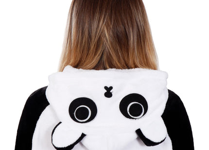 Onesie Volwassenen | Panda | Maat S | Zwart/Wit