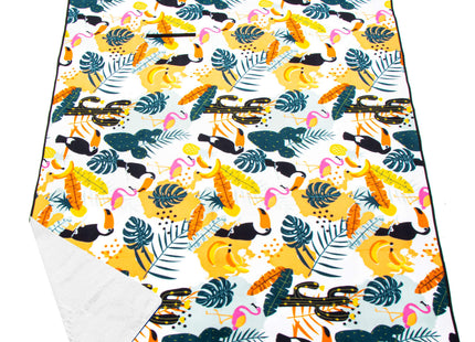 Picknickkleed | Picknickdeken | Buitenkleed | Picknick | 220 x 180 cm | Veelkleurig | Tropisch