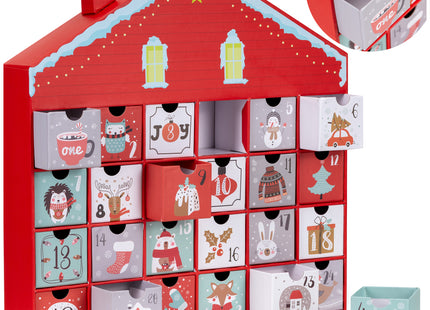 Adventskalender | 24 Delig | Papier | Kerstboom