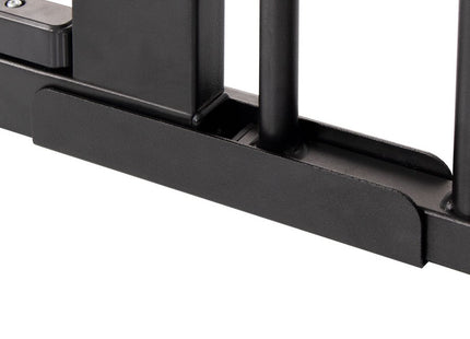 Traphekje | 111 - 117 cm | Traphek | Veiligheidshekje | Metaal | Zwart