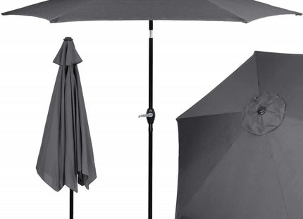 Parasol | Parasols | Kantelbaar | Met Ventilatie | Graphite | Ø 250 cm