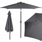 Parasol | Parasols | Kantelbaar | Met Ventilatie | Graphite | Ø 250 cm