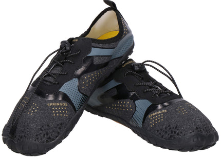 Waterschoenen - AQUA Shoes - Sneldrogend - Rubber - Unisex - Grijs/ Zwart - Maat 43