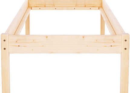 Bed - Eenpersoons - Naaldhout - 200x90 cm