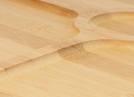 Serveerschaal | Serveerplank | 5 Delig | Draaibaar | 33 Cm | Bamboe