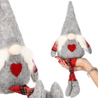 Gnome | Grijs/Rood | 1 Stuk | 48 cm