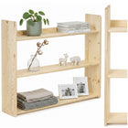 Wandplank - Boekenplank - Kruidenplank - Ophangbaar - Naturel - 10 Kg - 20 x 90 x 74 Cm