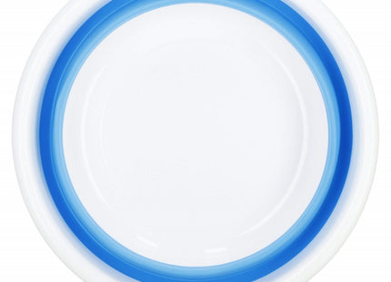 Spoelbak | Opvouwbare Spoelbak | Schaal | 9L | Blauw/Wit