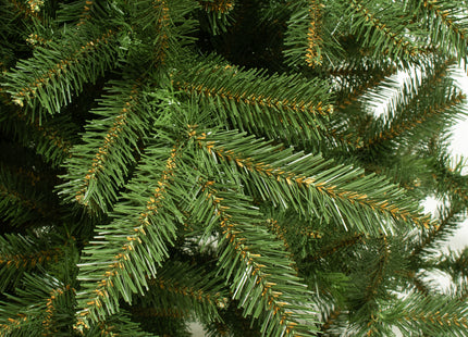Kunstkerstboom | Premium Royal | Natuurlijk Sparrenhout | 220 cm | Zonder Verlichting | Houten Standaard