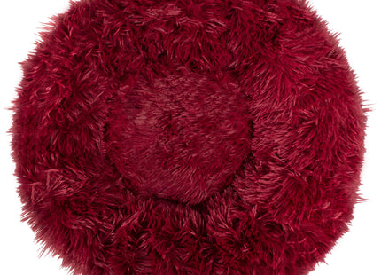 Hondenmand Donut | 60 cm | Bordeaux Rood